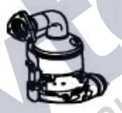 C2C39591 — Exhaust Downpipe & Catalyst - RH