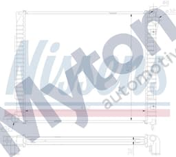 PCC000100-A — Radiator 2.0L TD
