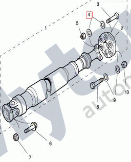 CBC8067 — Propshaft coupling - washer 