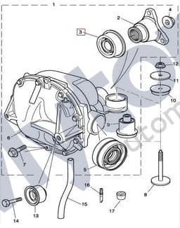 C2S52518 — Differential pinion - oil seal