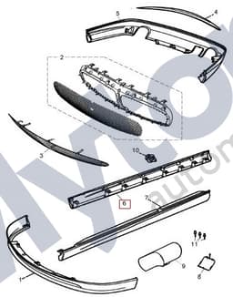 C2S42586XXX — R/H outer sill - Saloon and Estate
