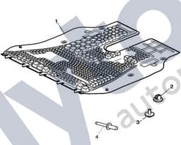 C2S49236 — Diesel engine - front undertray