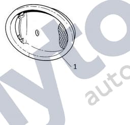 GNC1106FA — Inner door handle escutcheon - RH front door