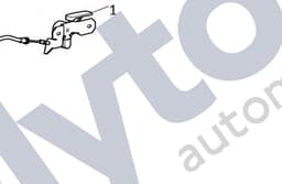C2S3439 — Fuel filler cap - release handle - RHD models