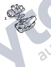 NNA5207AA — Idle speed control manifold - Gasket