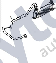 C2N2911 — Oil cooler hose - Feed