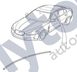 C2Z17541XXX — Roof molding - LH