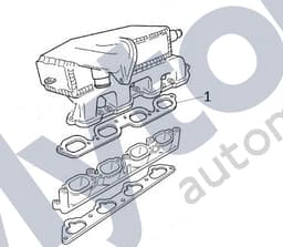 NCC3018AB — Inlet manifold -Gasket