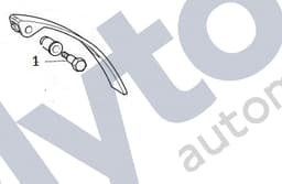 NCA2028AA — Timing chain tensioner - pivot bolt