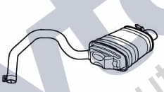 C2S43954-A — Exhaust silencer