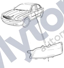 C2C37092 — Door mirror - lamp cover - L/H