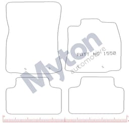 JG15-A — Jaguar XJ 2010 Onwards - Tailored Mats