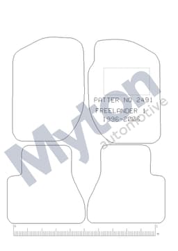LD07/1-A — Landrover Freelander 97-06 - Tailored Mats (Alternative)