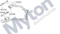 MNC1371AF — Lower wishbone adjuster bolt - Cam plate