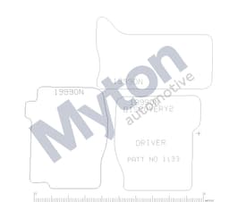 LD02-A — Landrover Discovery 2 98-04 - Tailored Mats