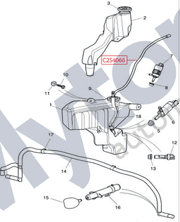C2S4066 — Screenwash system - Hose