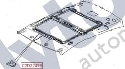 C2D22429 — Headliner - Retainer clip