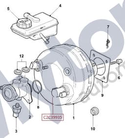 C2C39935 — Brake pedal - Travel sensor
