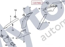 C2D7482 — D Post finisher - Edge clip