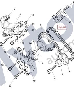 EAZ1286 — Secondary timing chain