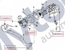 C2S46507 — EGR cooler - Screw