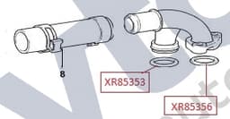 XR85356 — Water pump - Water outlet hose to cylinder block - Sealing ring