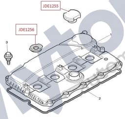 JDE1255 — Diesel engine - oil filler cap
