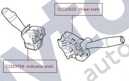 C2S32823 — Windscreen wiper stalk - Estate