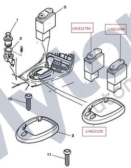 LNC6227BA — Speed control switch