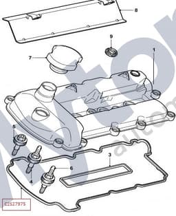 C2S27975 — Camshaft Cover Gasket - LH B-Bank