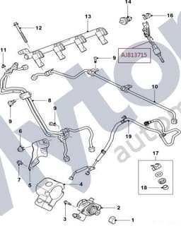 AJ813715-A — Fuel injector - 3.0L Supercharged diesel models