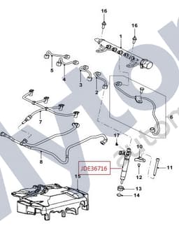 JDE36716 — Fuel Injector - 2.2L Diesel turbo models