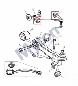 XR858823-BU — Front Upper Wishbone - Bush