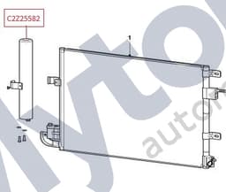 C2Z25582 — Receiver drier bottle