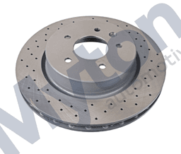 JLM21748-O — Rear Brake Disc - Brembo - Drilled - Pair