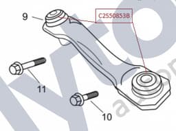 C2S50853B — Rear Trailing Arm Bush