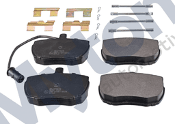 STC2956-A — Front Brake Pad Set - w/o sensor