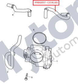 C2C41181 — Throttle body - return hose