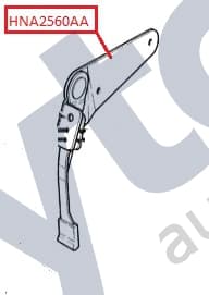 HNA2560AA — Bonnet release lever