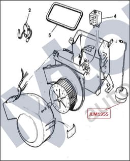 JLM1955 — Air con system - Vacuum actuator