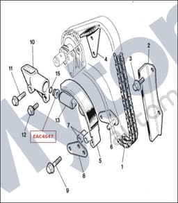 EAC4647 — Tensioner piston housing - Non return valve