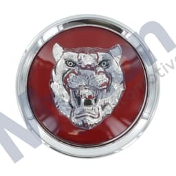 MNA6249EA — Road Wheel Badge - Silver/Ruby