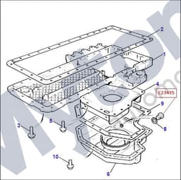C23435-A — Blanking plug (multiple applications - sump, manifolds ETC.)
