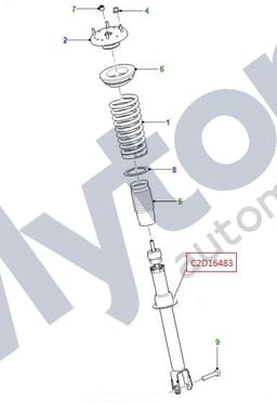 C2D16483 — Front Shock Absorber