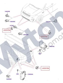 LR059784 — Parking aid sensor