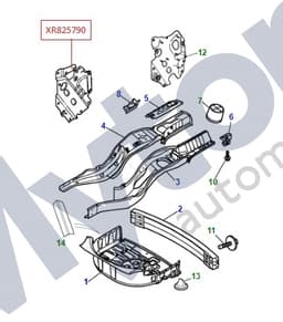 XR825790 — Rear underframe - Left hand rear module mounting bracket