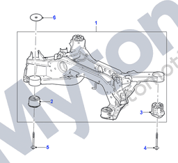 C2P10132 — Rear Subframe
