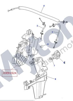 JDE38171 — Right Hand Front Door Latch