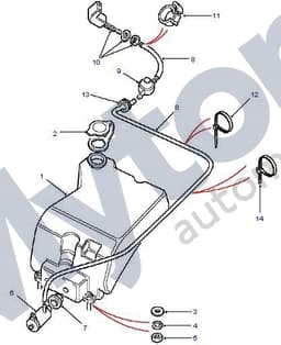LR061677-A — Front Windscreen Washer Jet