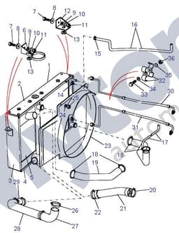 ESR1258-O — Hose Oil Cooler